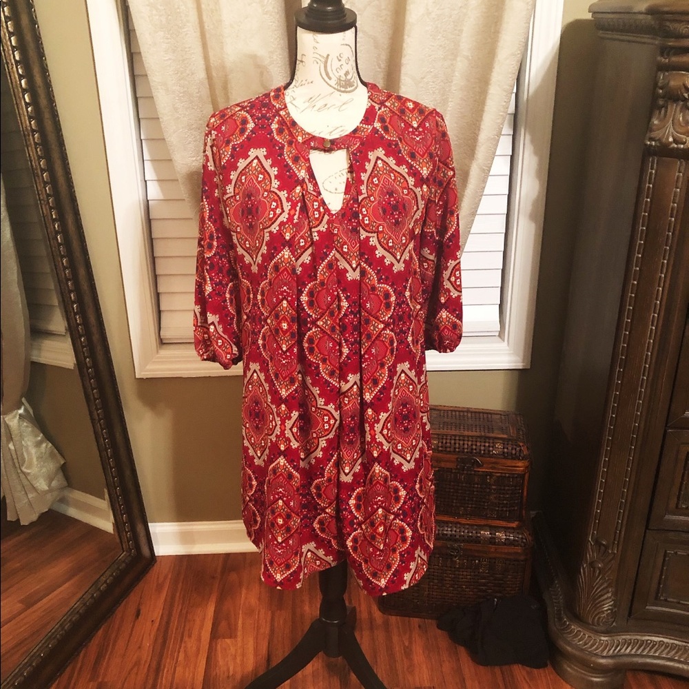 Peach Love California Dress/Size Small